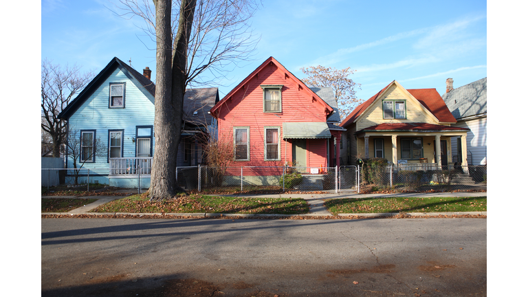 Colorful Detroit Houses