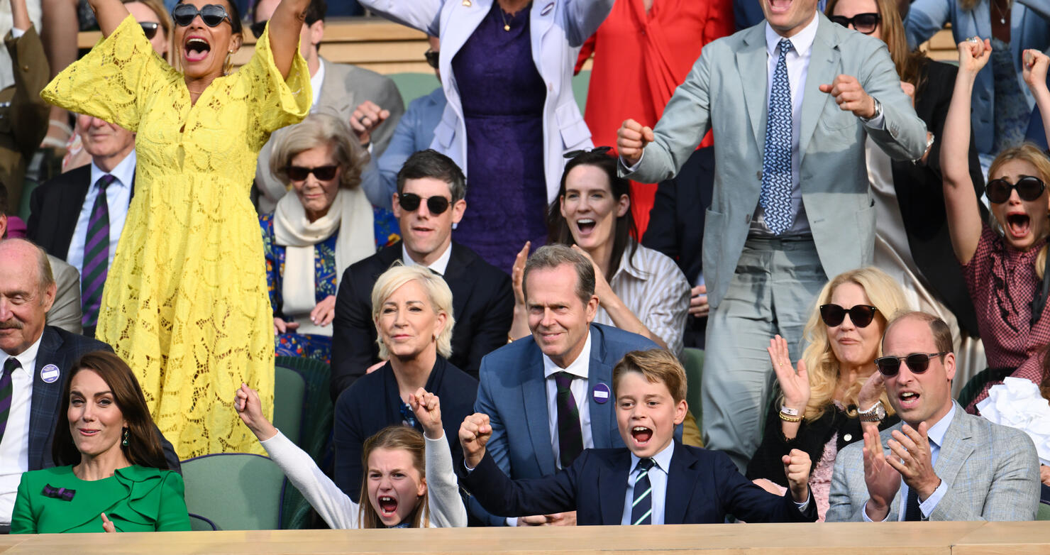 The Prince and Princess of Wales Attend Wimbledon 2023 - Day 14