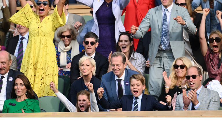 The Prince and Princess of Wales Attend Wimbledon 2023 - Day 14