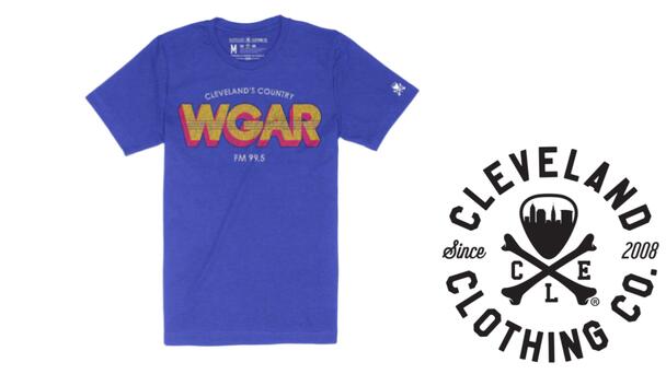 NEW! Purchase a Classic WGAR Throwback Shirt from CLE Clothing!