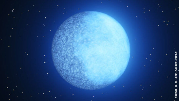 Two-Faced White Dwarf Star