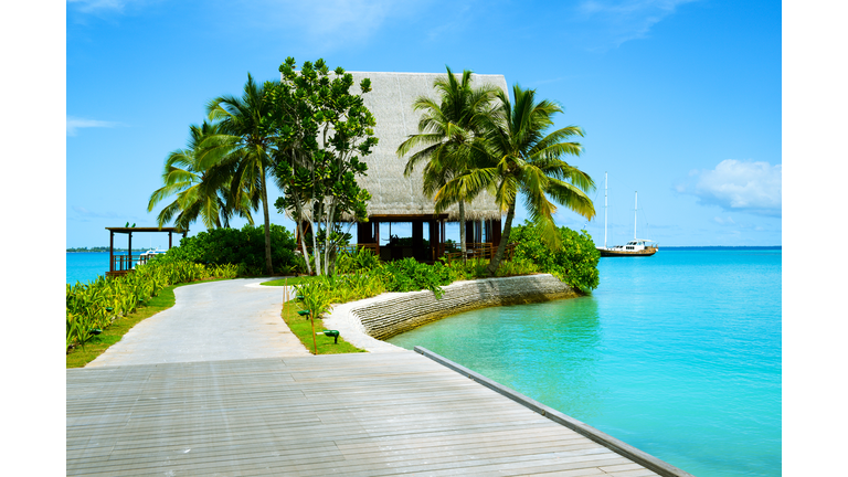The Wooden Bridge to Beach House