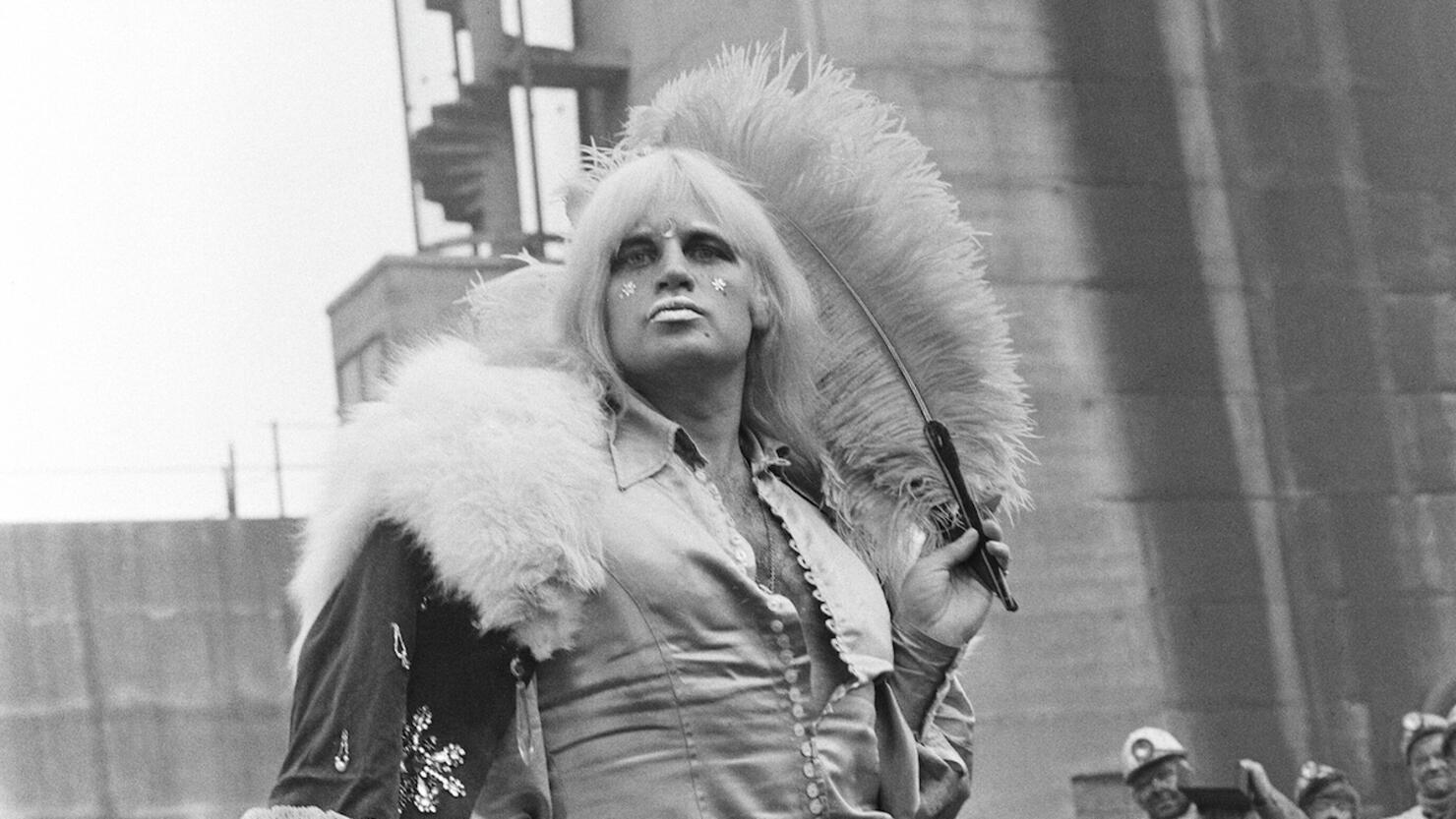 Adrian Street and father, 1974