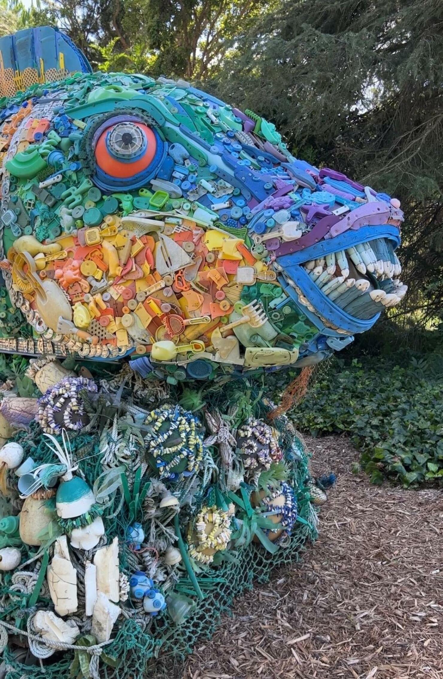 Trash Creates Beautiful Art At Washed Ashore Exhibit In Palos Verdes ...