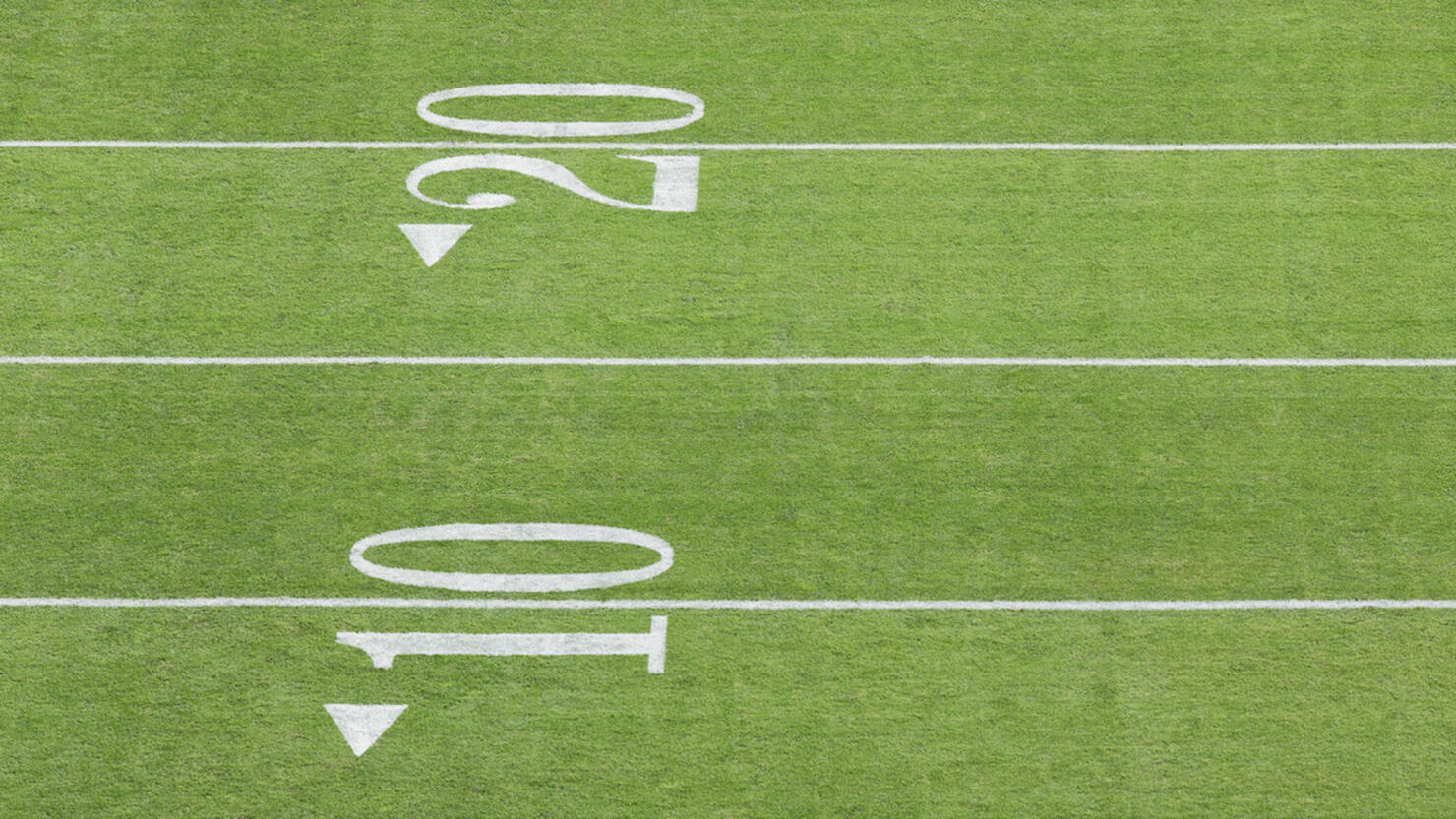 Yard Lines on Football Field