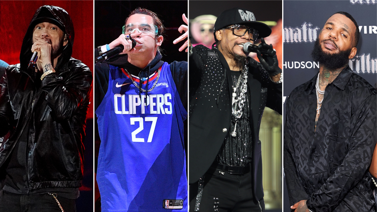 Eminem, Ez Mil, Melle Mel & The Game