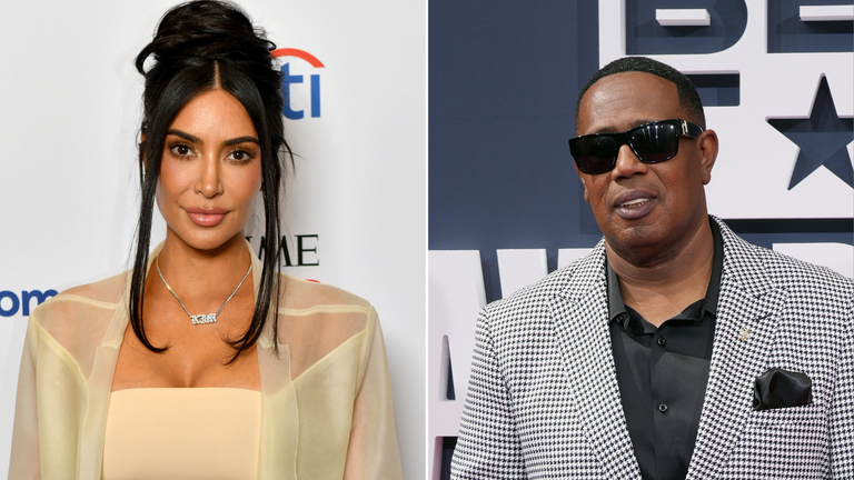 Kim Kardashian and Master P