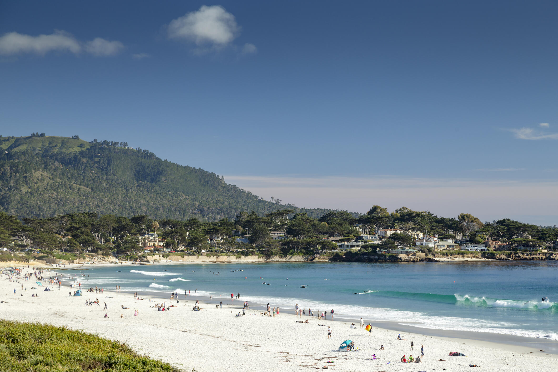 Where did California's beaches get their sand?