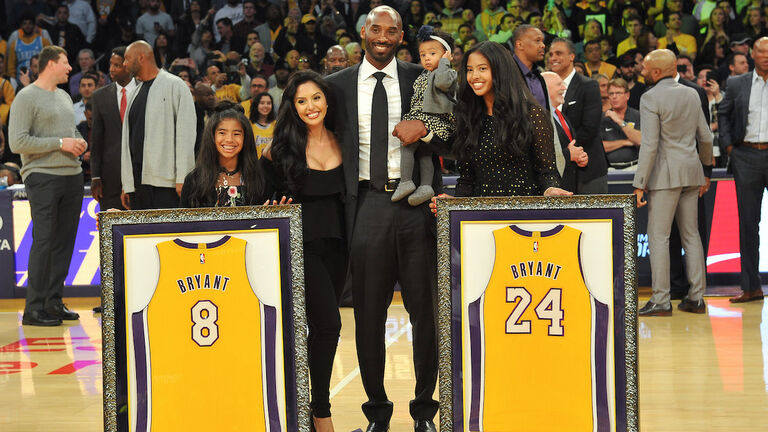 Celebrities At The Los Angeles Lakers Game