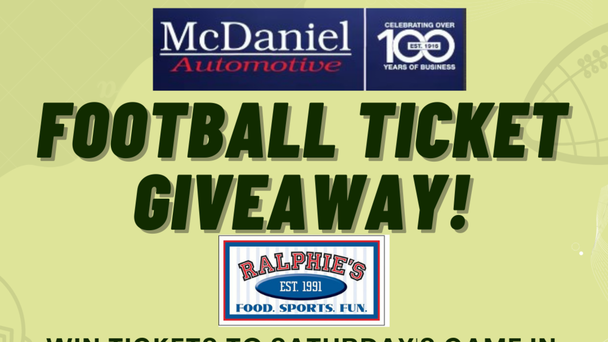 The McDaniel Automotive Football Ticket Giveaway!