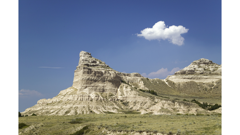 USA, Nebraska, Scottsbluff, Old Oregon Trail, Scotts Bluff National Monument