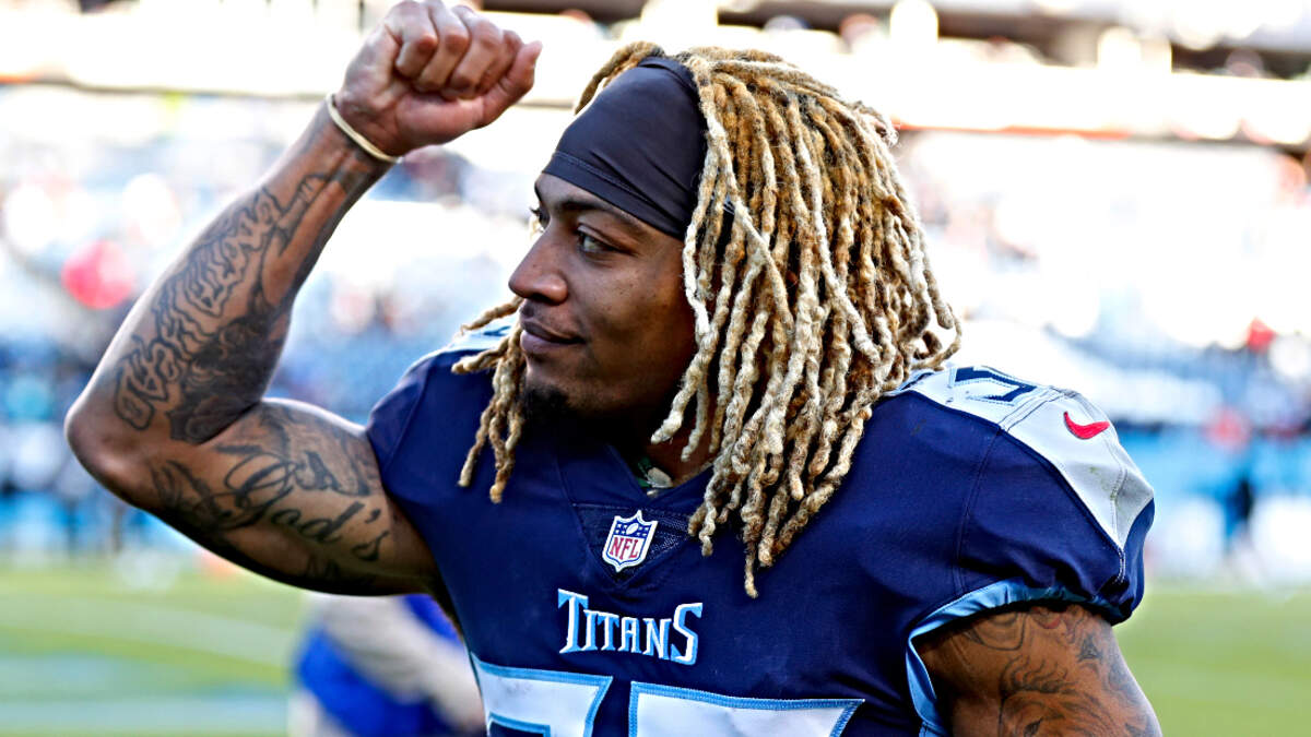 Tennessee Titans cornerback Buster Skrine runs a drill at the NFL football  team's practice facility Wednesday, June 15, 2022, in Nashville, TN. (AP  Photo/Mark Humphrey Stock Photo - Alamy