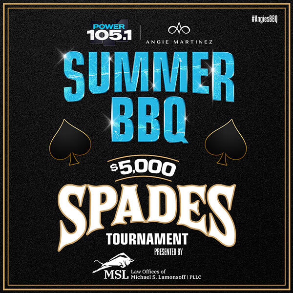 Enter for a chance to participate in the $5,000 Spades Tournament at Angie's Summer BBQ