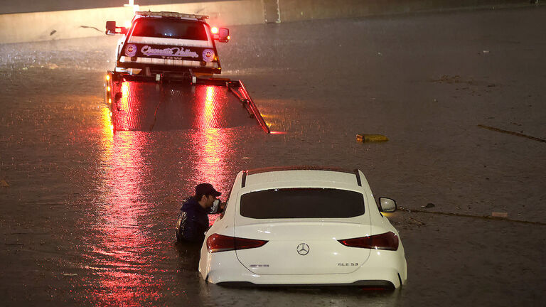 Tropical Storm Hilary Brings Wind And Heavy Rain To Southern California