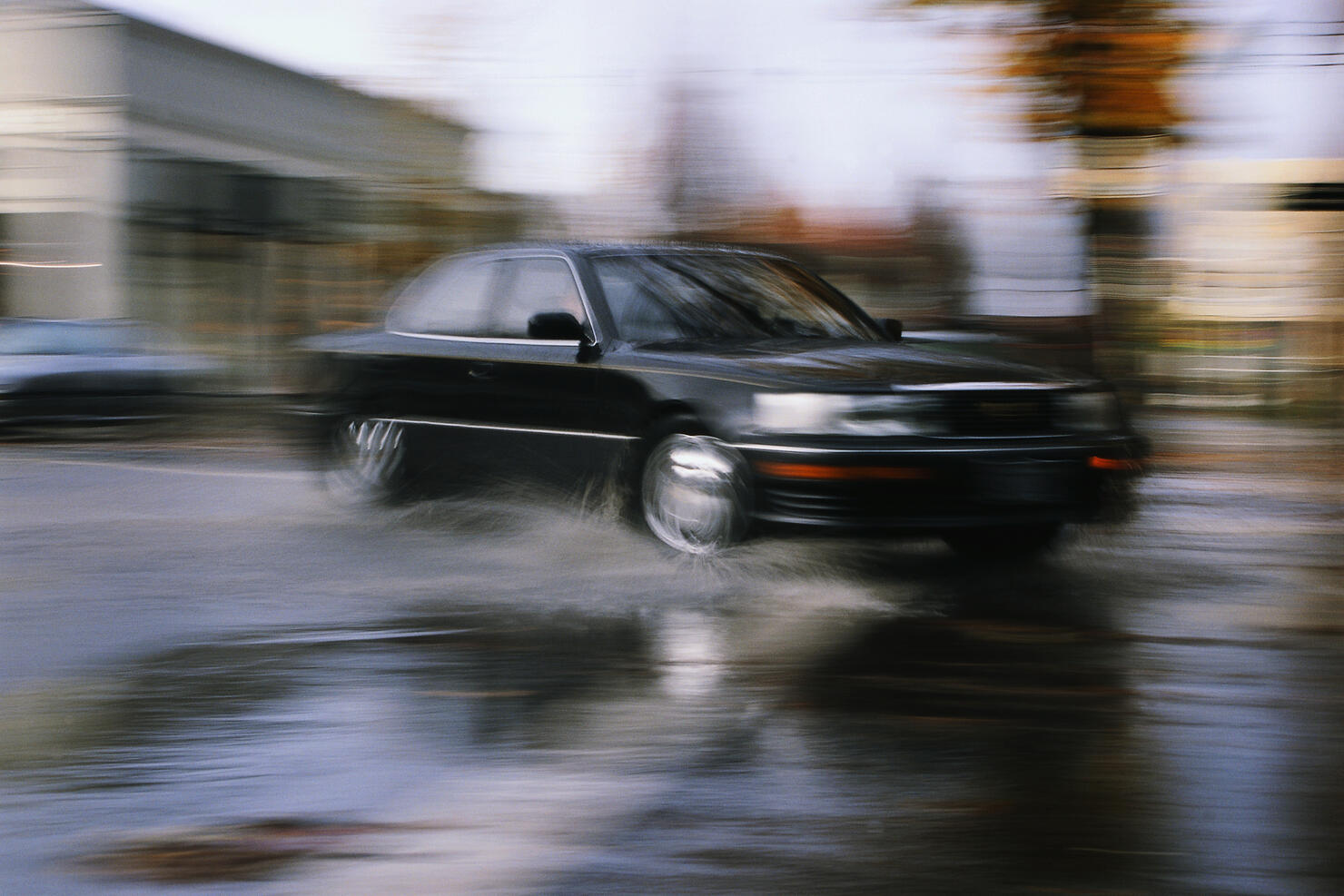 Driving on Wet Road