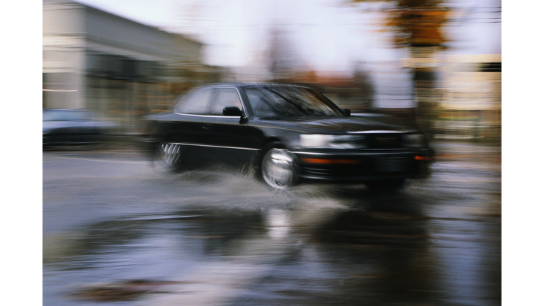 Driving on Wet Road