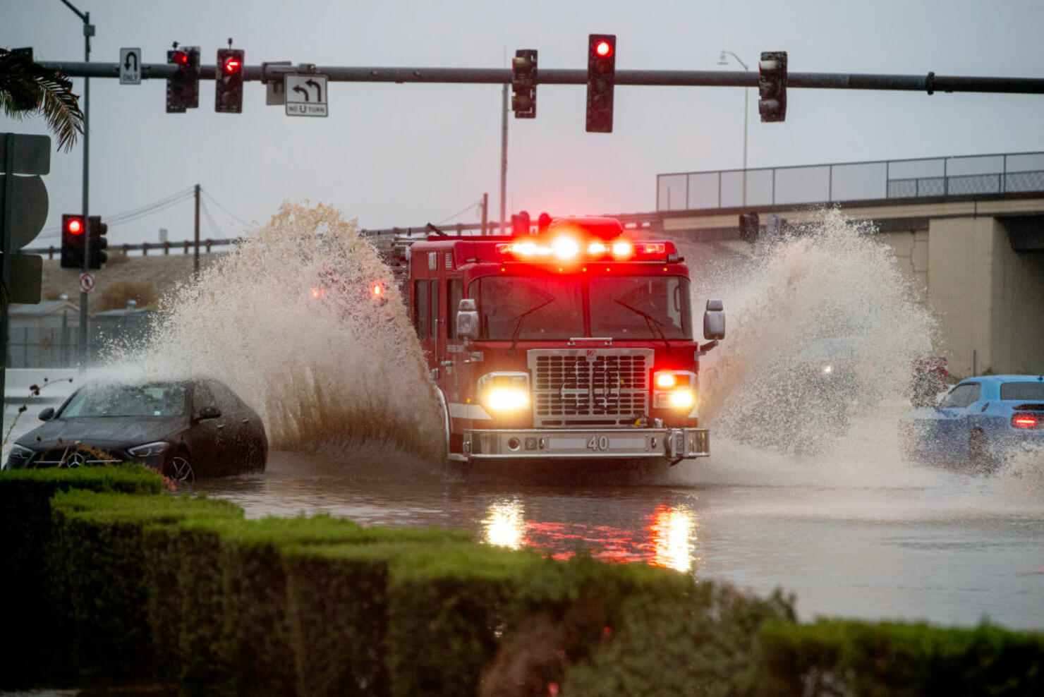 Flooding in Coachella, CA.