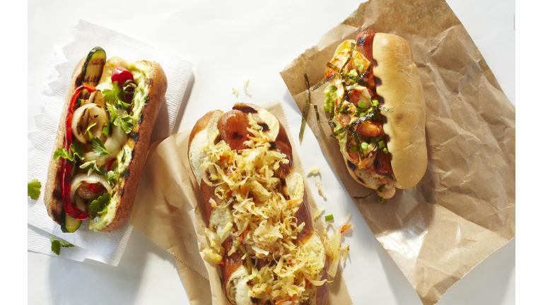 Spread of Three Types of Hot Dogs
