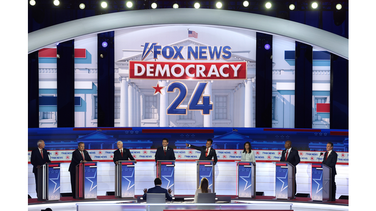 Presidential Hopefuls Square Off In First GOP Debate