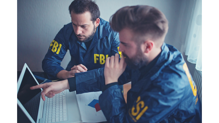 FBI team working