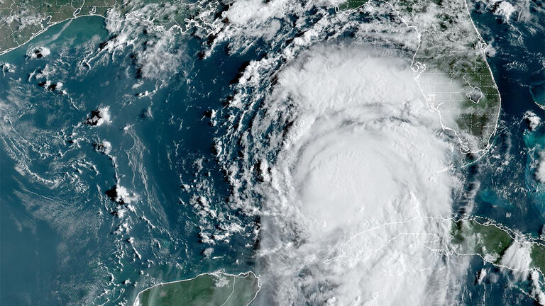 Satellite Image of Hurricane Idalia