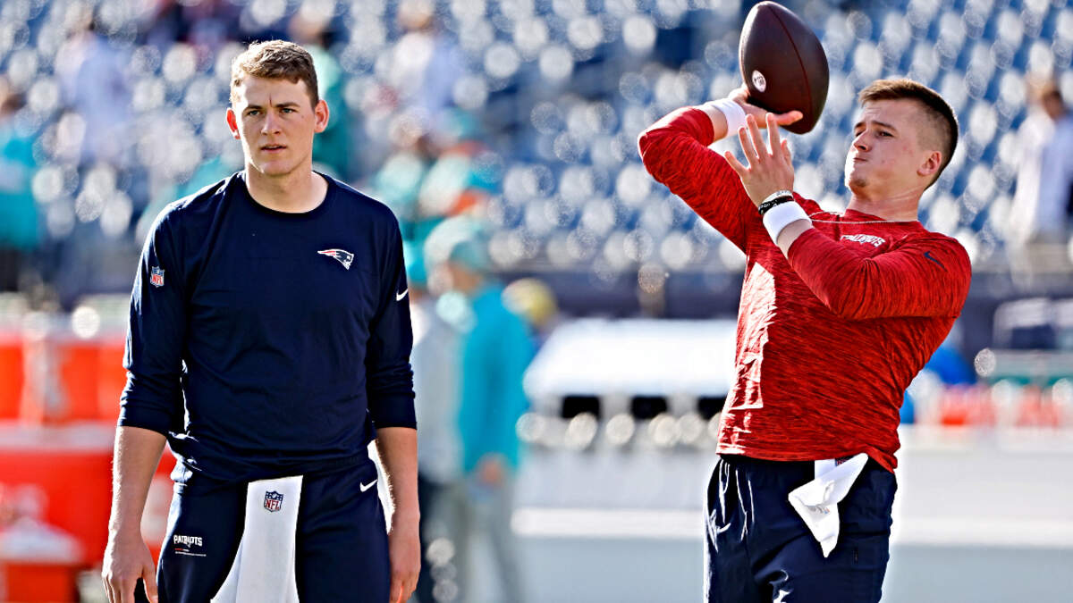 The #Patriots have cut QB Bailey Zappe 