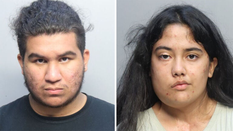 Gamaliel Soza and Jazmin Paez, both 18