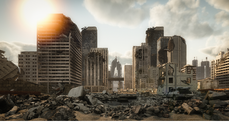 Destroyed Cityscape