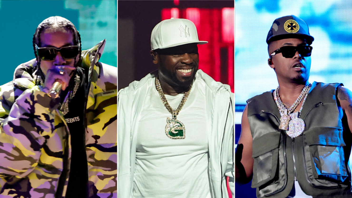 50 Cent Brings Out Nas, YG, Tyga & More During 'Final Lap Tour' In L.A ...