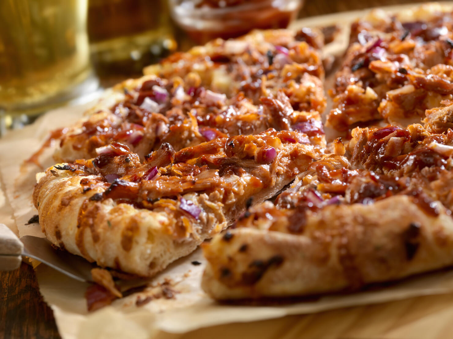 BBQ Pulled Pork Pizza