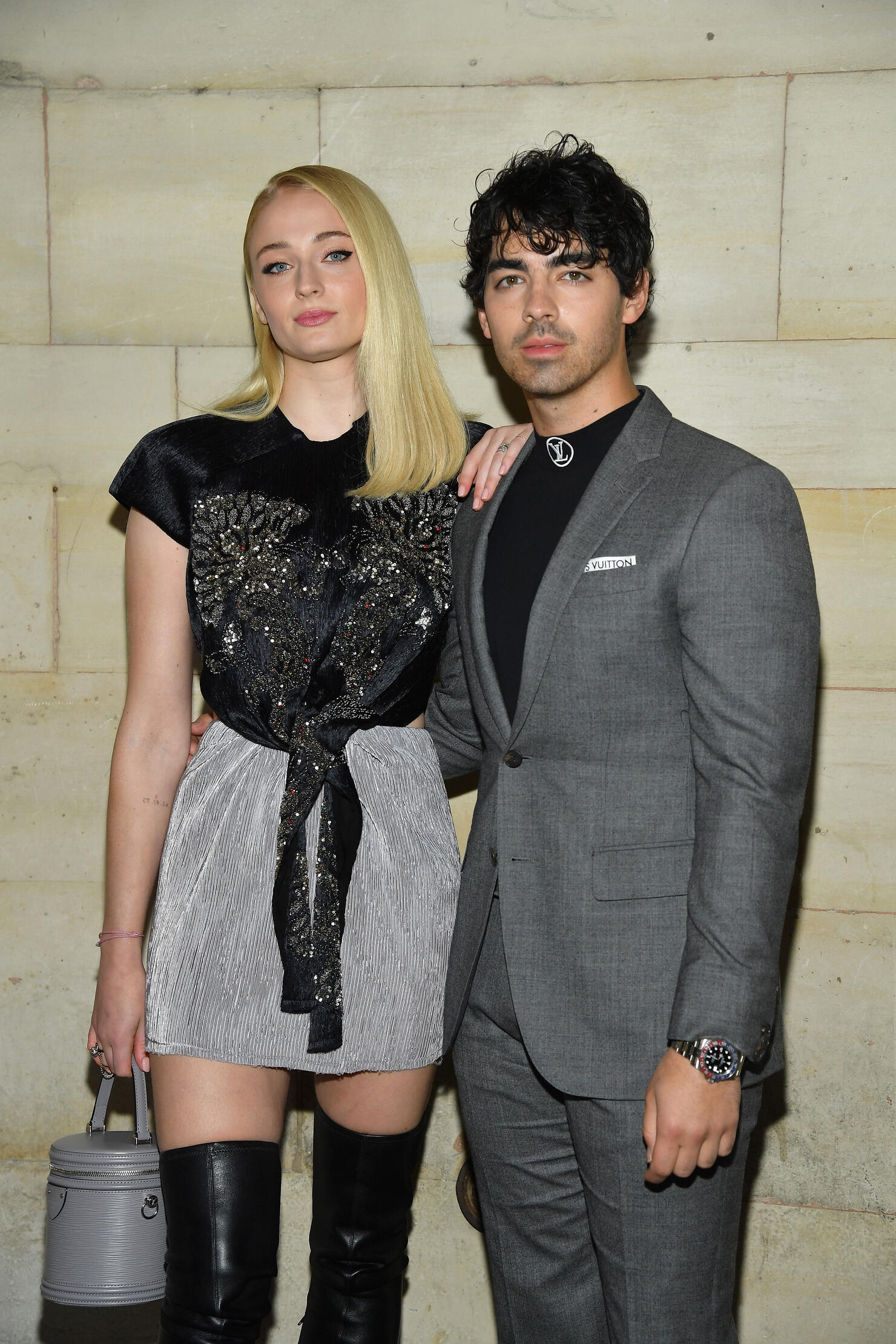 Sophie Turner and Joe Jonas Front Row at Louis Vuitton 2022