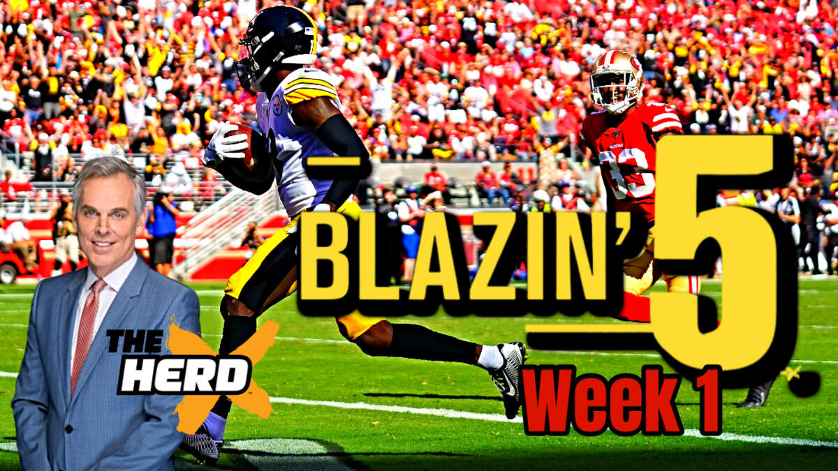 Colin Cowherd's 'Blazin' 5' NFL Week 1 best bets were all wrong