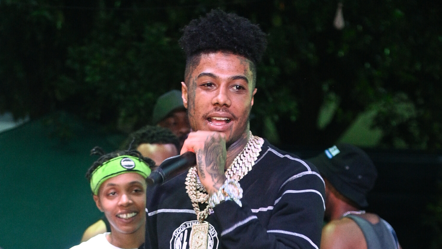 Blueface Under Investigation After Video Shows His Son Near Strippers |  iHeart