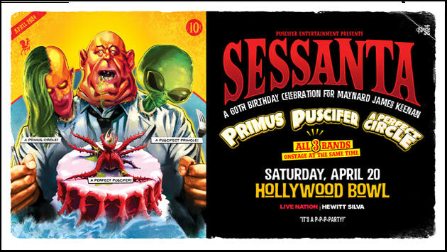 SESSANTA: Primus, Puscifer, A Perfect Circle at Hollywood Bowl (4/20/24)