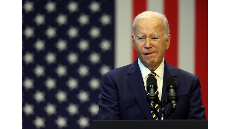 President Biden Delivers Economics Speech At Prince George's Community College In Maryland
