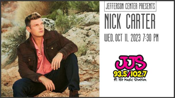 Win Tickets to NICK CARTER at the Jefferson Center from 93.5/102.7 JJS!