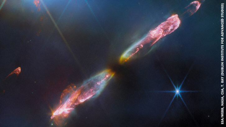 NASA's Webb Captures Supersonic Outflow of Young Star