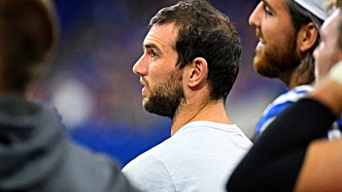 Andrew Luck makes rare national TV appearence — as 'Capt. Andrew Luck'