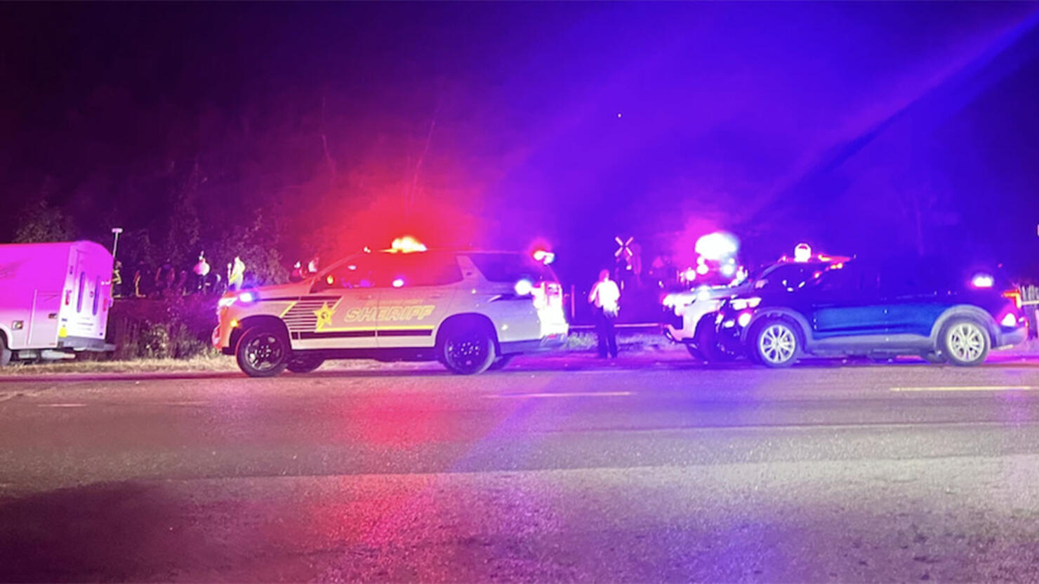 Train strikes SUV at Florida Railroad Crossing