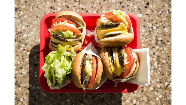 Fast food hamburgers