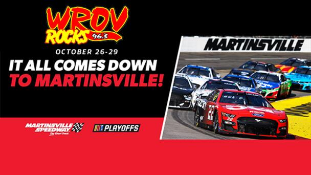 Win Tickets to the Cup Series Race at Martinsville Speedway From 96.3 ROV!
