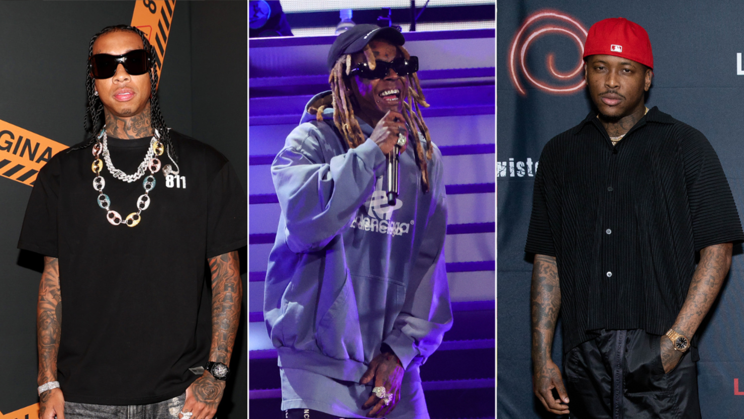 Tyga, Lil Wayne & YG