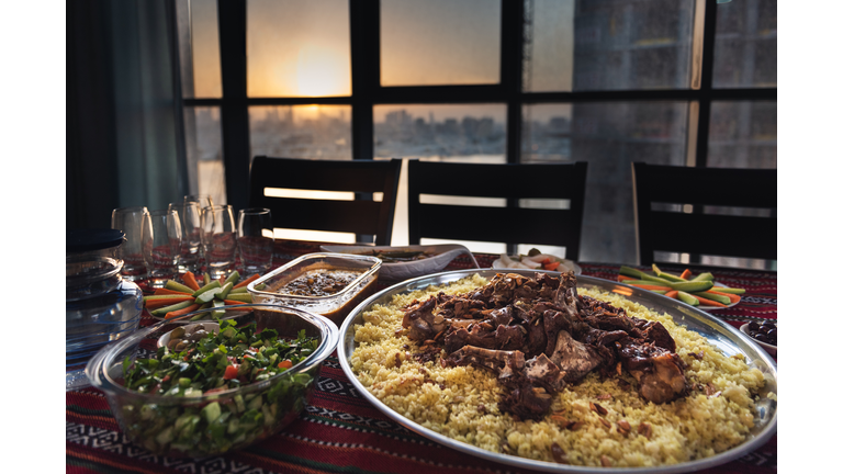 Iftar served before sunset