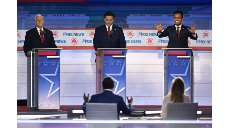 Presidential Hopefuls Square Off In First GOP Debate