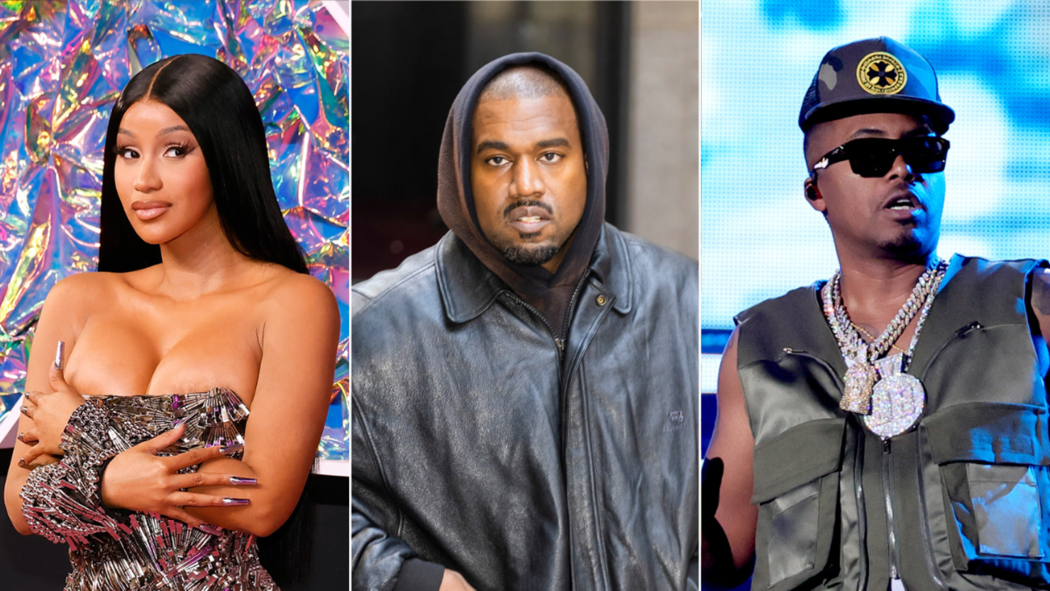 Cardi B, Kanye West & Nas