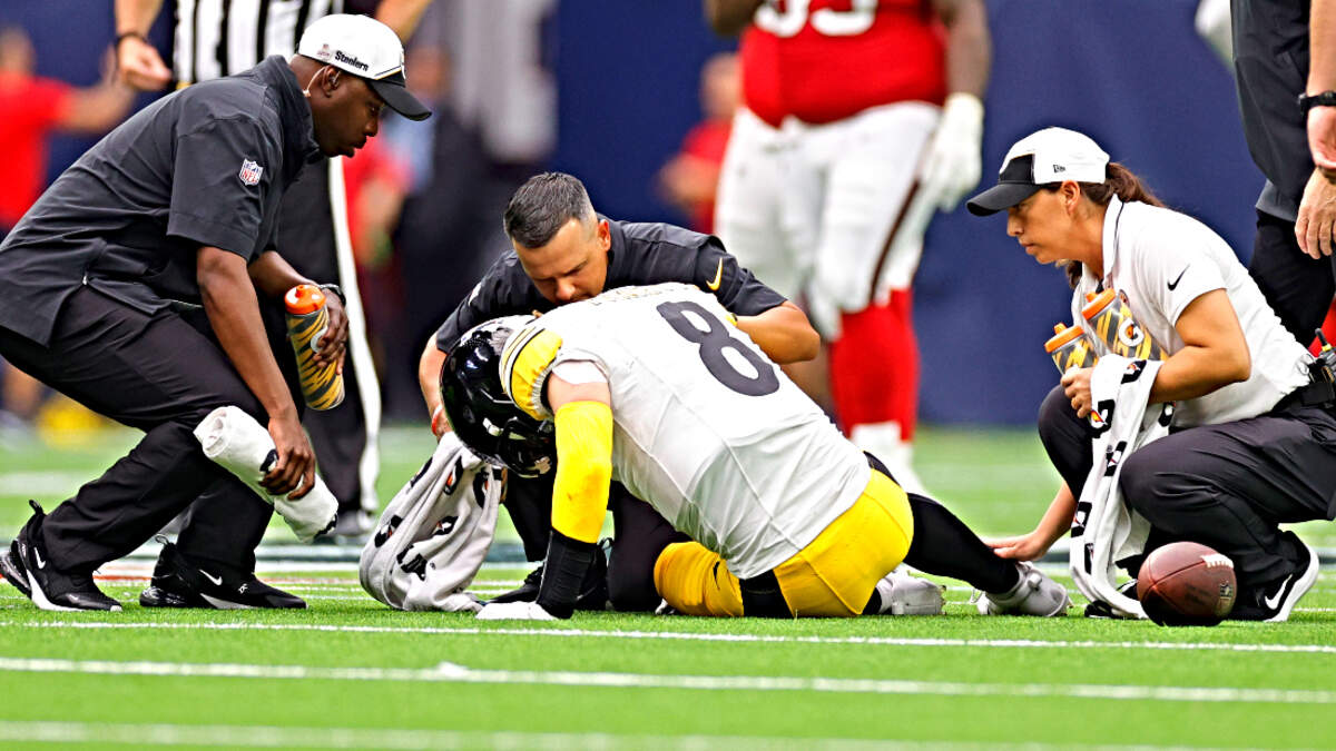 Steelers QB Kenny Pickett suffered bone bruise in knee, could have  short-term absence