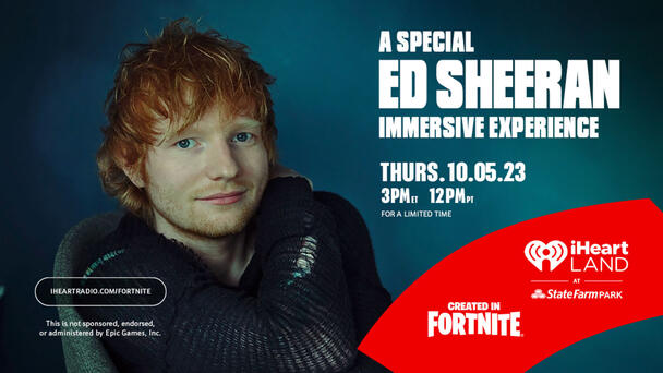 Ed Sheeran Is Taking Over iHeartLand For An 'Immersive Experience'