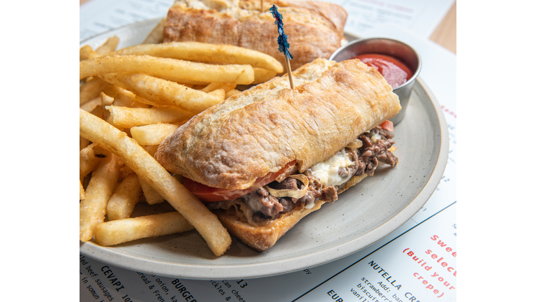 Stake Sandwich with French Fries (Food Photography- Click for more)