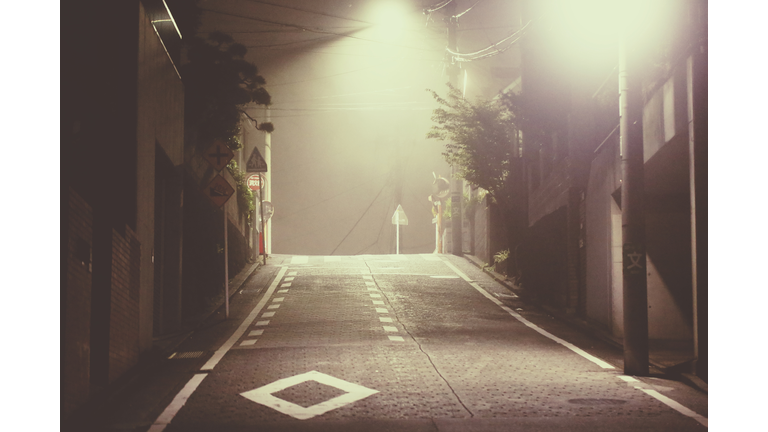 Fog in the midnight