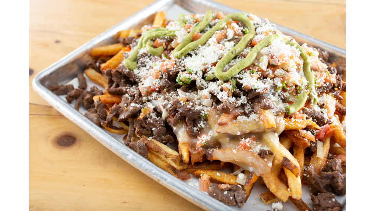carne asada fries tray